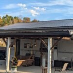 Lake Senecaville Ohio Ribbed Metal Roof